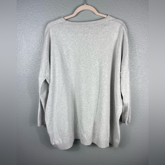 COS 10% Cashmere Grey Oversized Long Sleeve Sweater EUR S Pullover CrewNeck - Picture 6 of 6